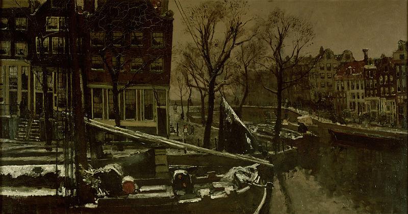 George Hendrik Breitner Winter in Amsterdam Sweden oil painting art